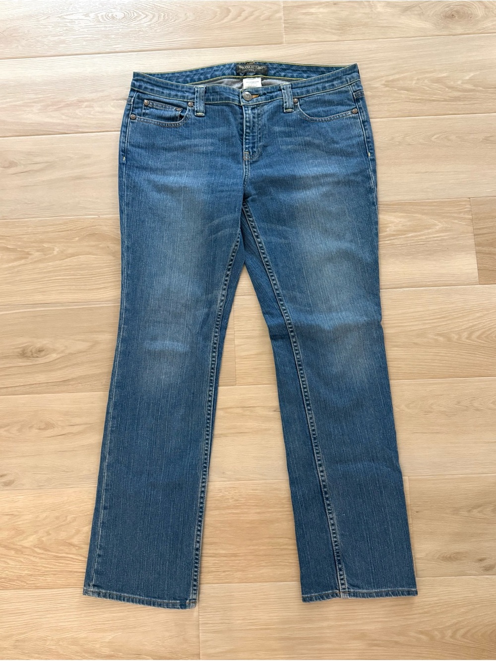 Banana Republic Medium Blue Straight-Leg Jeans